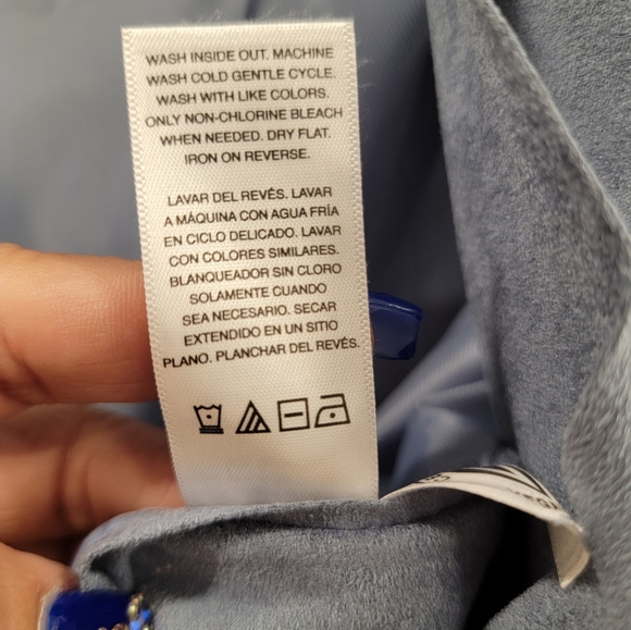 SCOOP vegan suede fringe short, cropped jacket size S, 4 to 6 EUC - Picture 6 of 10